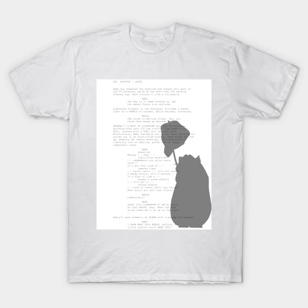 Emile script art T-Shirt by cinefille